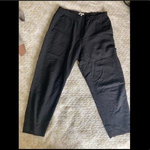 Eileen Fisher Black Linen Pants